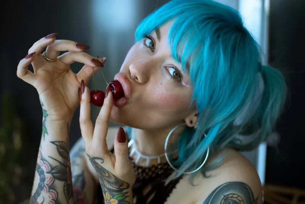 Bluenicorn with the username @blaueseinhorn is a German OnlyFans model.